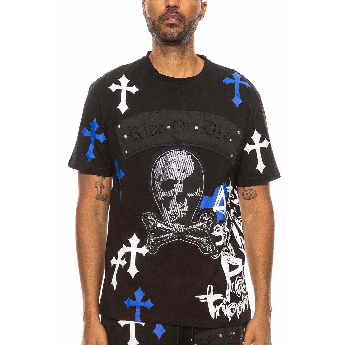 Chrome Skull Tee (4 Colors)