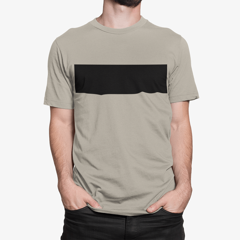 Black Colorblock Tee