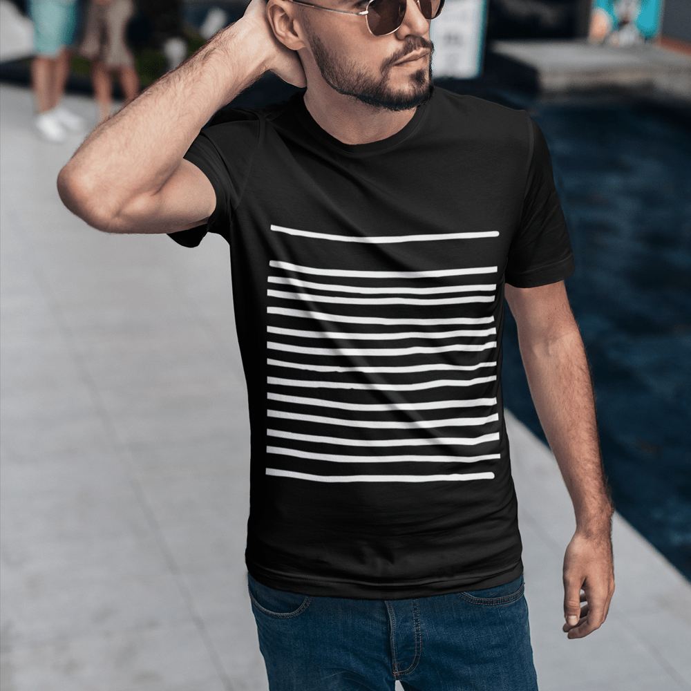 Black Lines Tee