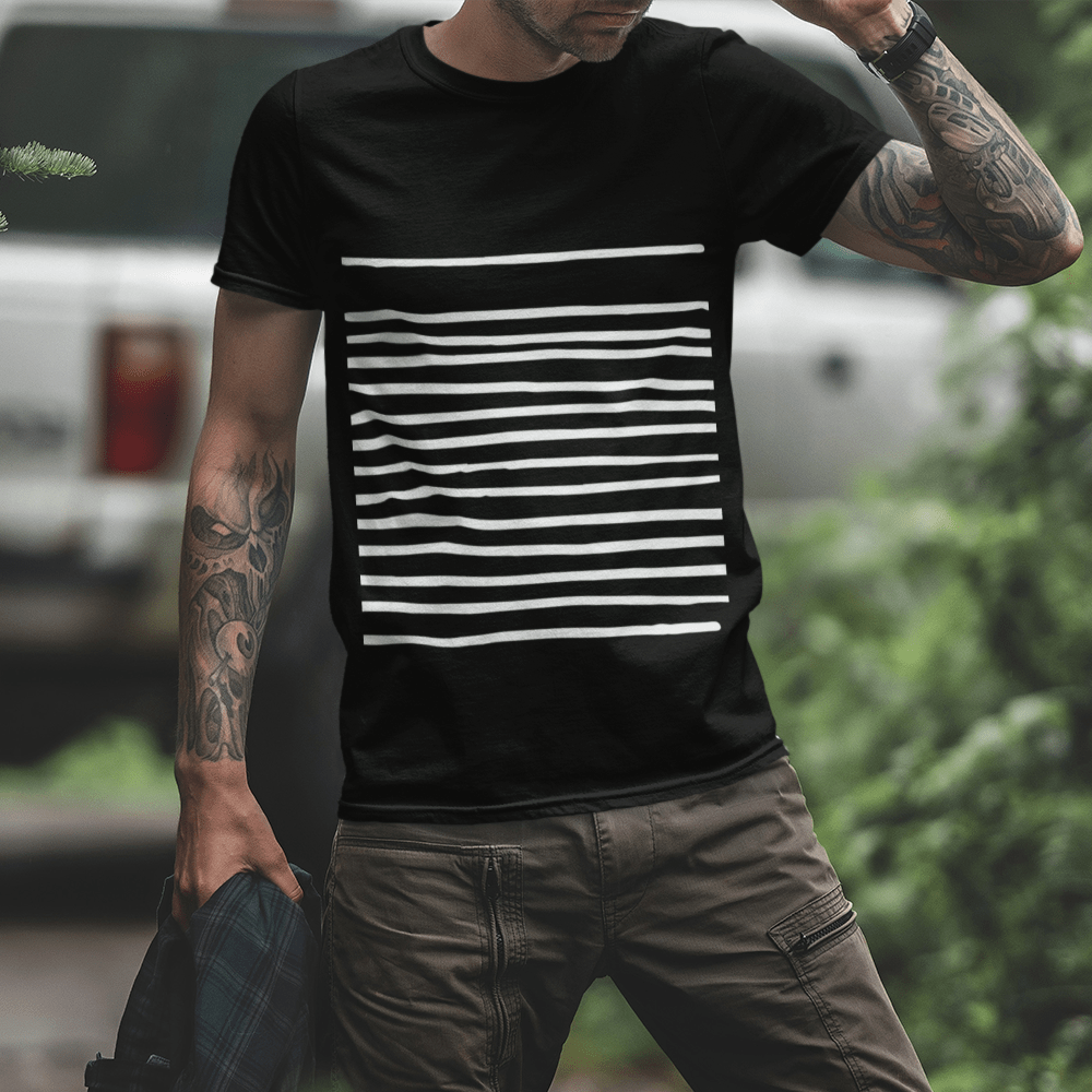 Black Lines Tee