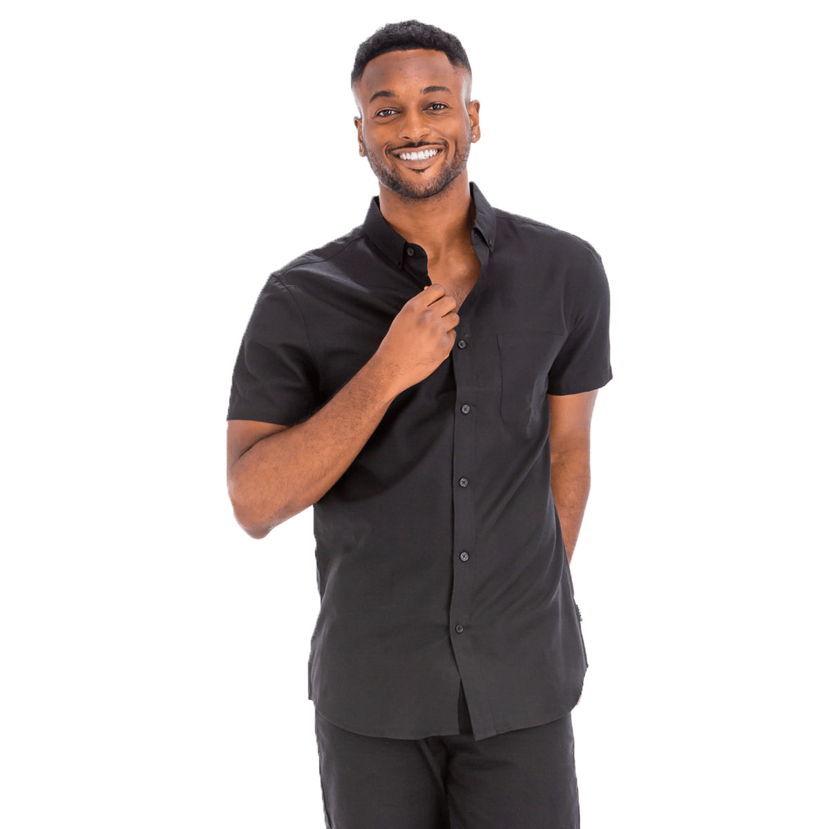 Black Signature Short Sleeve Shirt