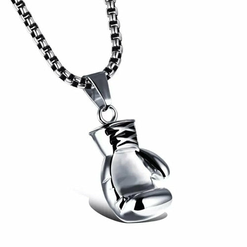 Boxing Glove Pendant Necklace