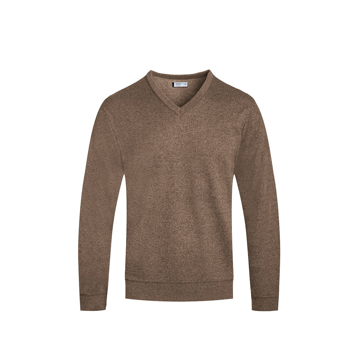 Brown V-Neck Sweater