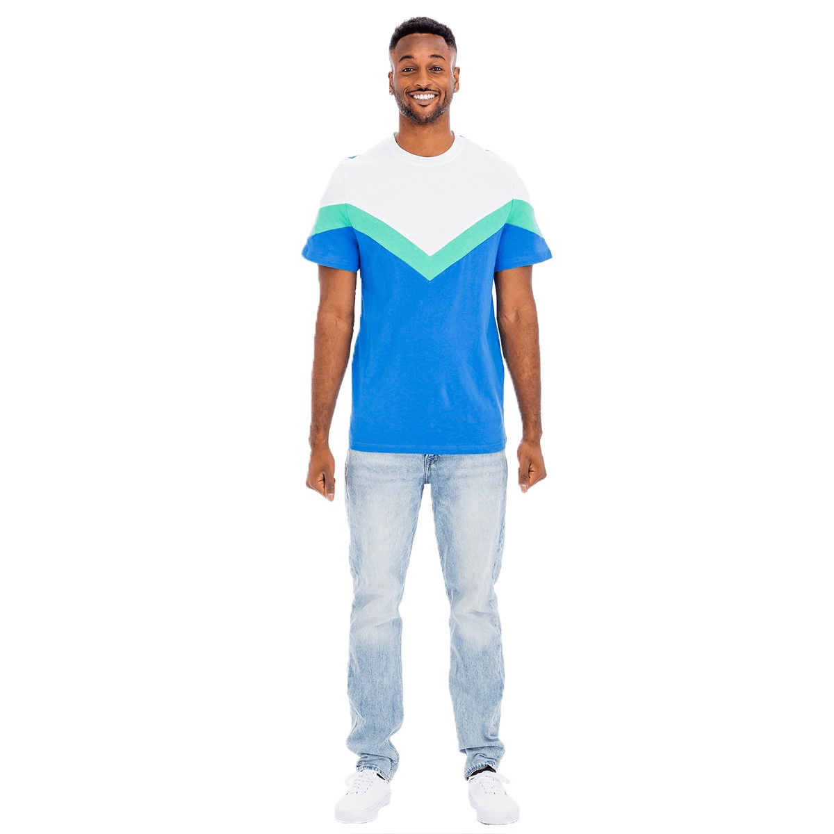 Chevron Colorblock Tee