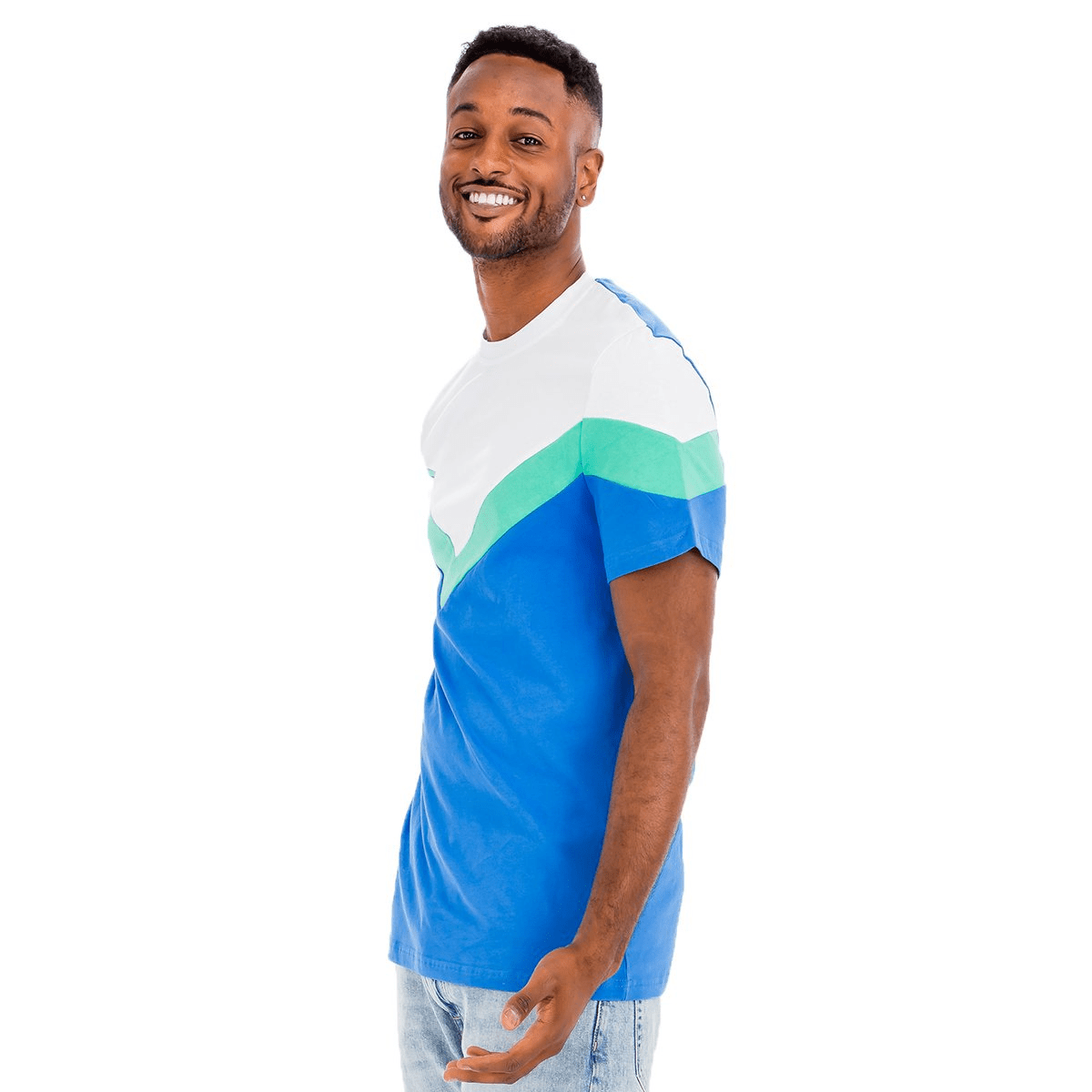 Chevron Colorblock Tee