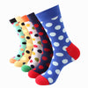 Colorful Premium Cotton Crew Socks - Fun Style