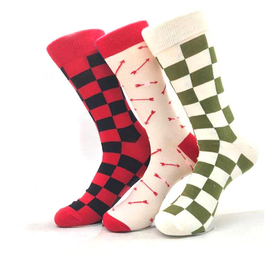 Colorful Premium Cotton Crew Socks - Soft and Fun