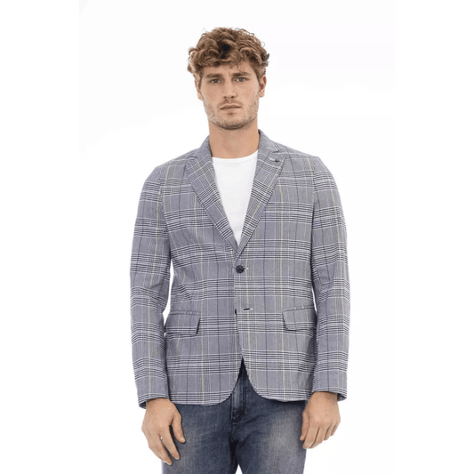 Distretto12 Blue Polyester Blazer