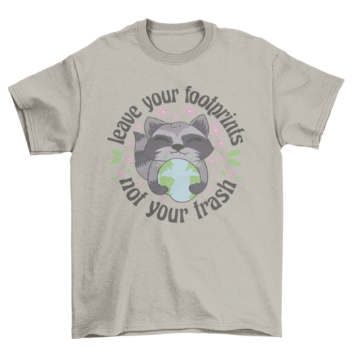 Earth Raccoon T-shirt