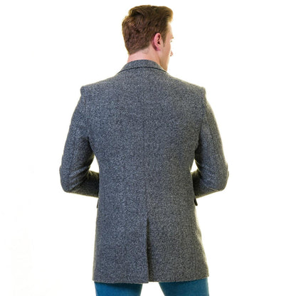 European Elegance Wool Tailored Jacket