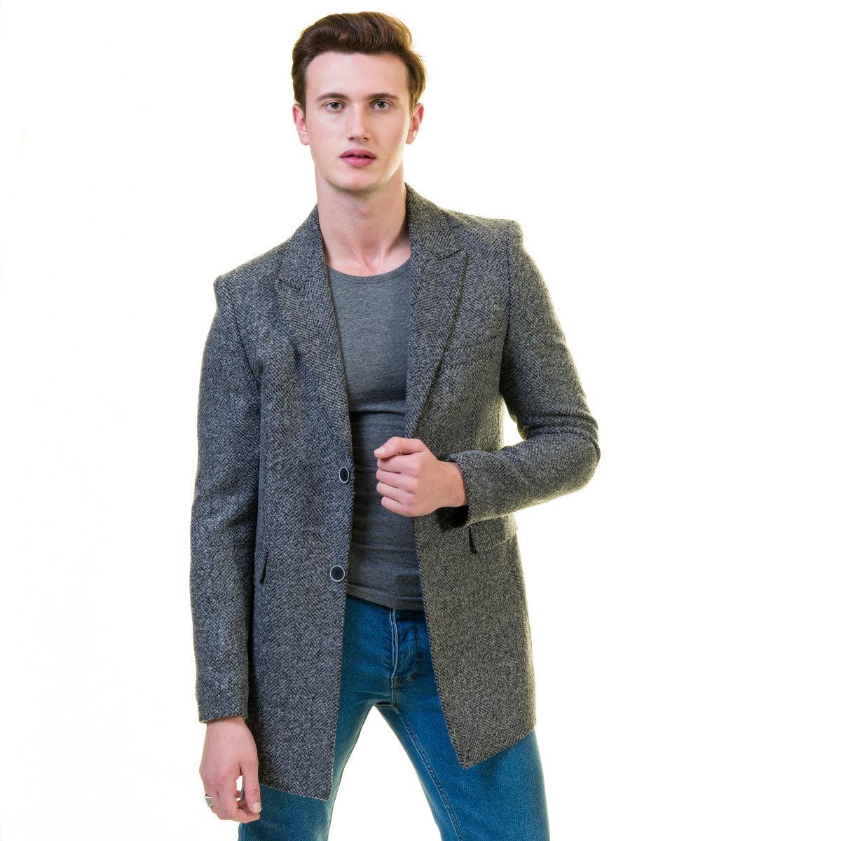 European Elegance Wool Tailored Jacket