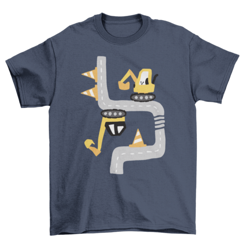 Excavator Cartoon Tee