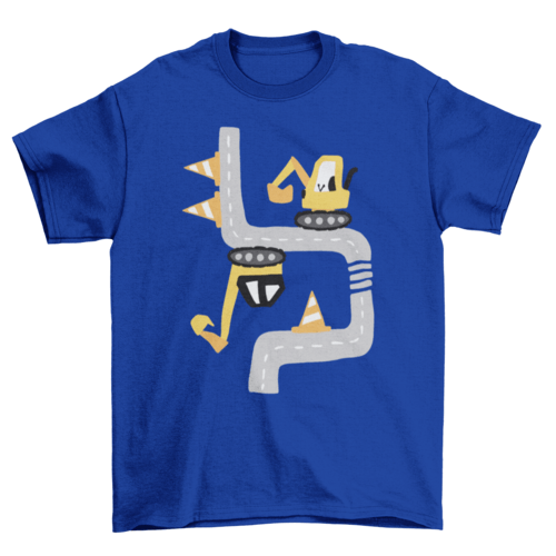 Excavator Cartoon Tee