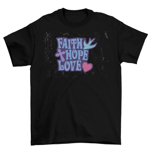 Faith Hope Love Vintage Tee