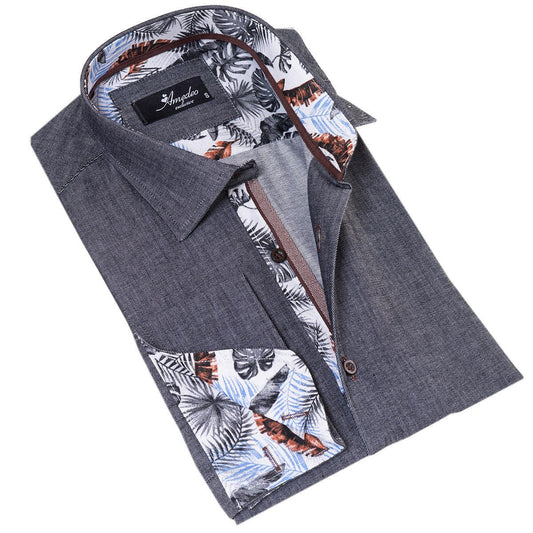 Gray TropicalTone Slim Fit Shirt