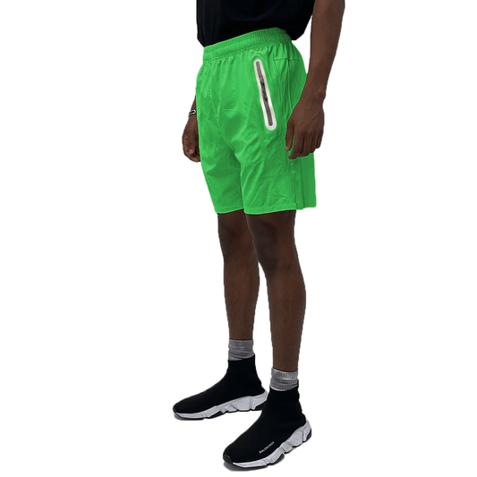 Green Performance Running Shorts