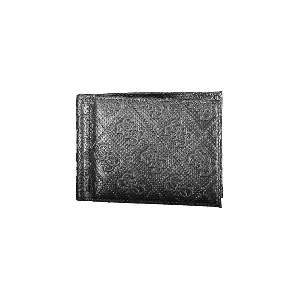 Guess Black Leather Wallet: Chic Essentials