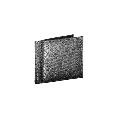 Guess Black Leather Wallet: Chic Essentials