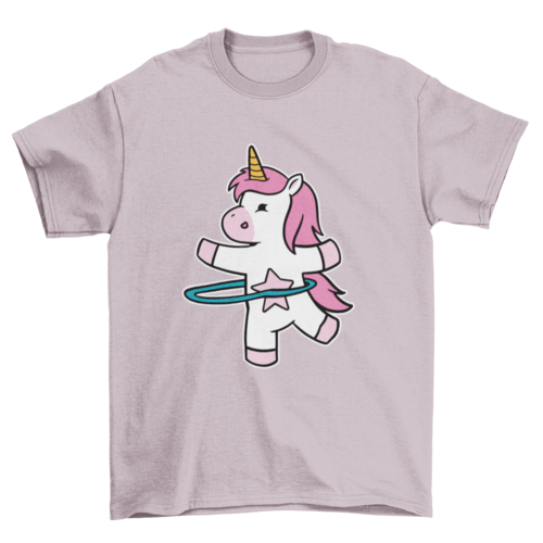 Hula Hoop Unicorn Tee