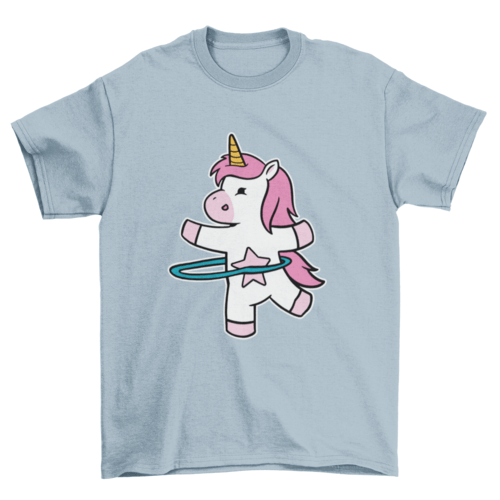 Hula Hoop Unicorn Tee