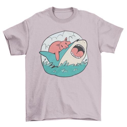 Kitten & Shark Tee