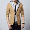 Mens Street Style Hooded Blazer