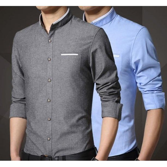 Modern Mandarin Shirt for Men