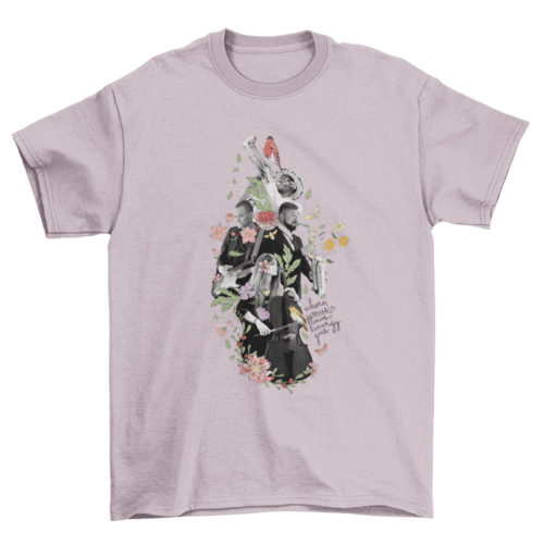 Musical Floral Instrument Tee