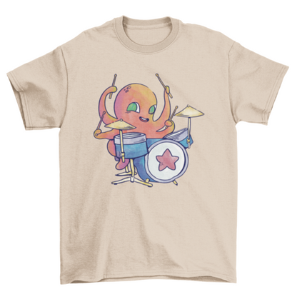 Octopus Drummer Tee