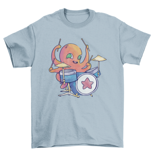 Octopus Drummer Tee