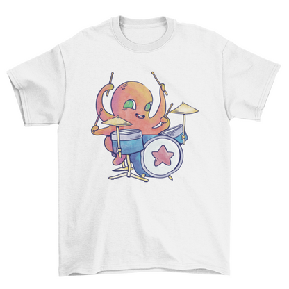 Octopus Drummer Tee