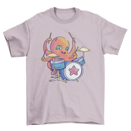 Octopus Drummer Tee