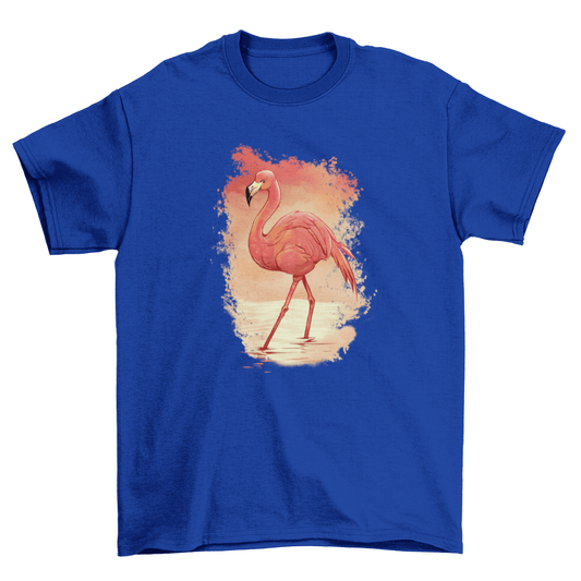 Painted Flamingo Tee