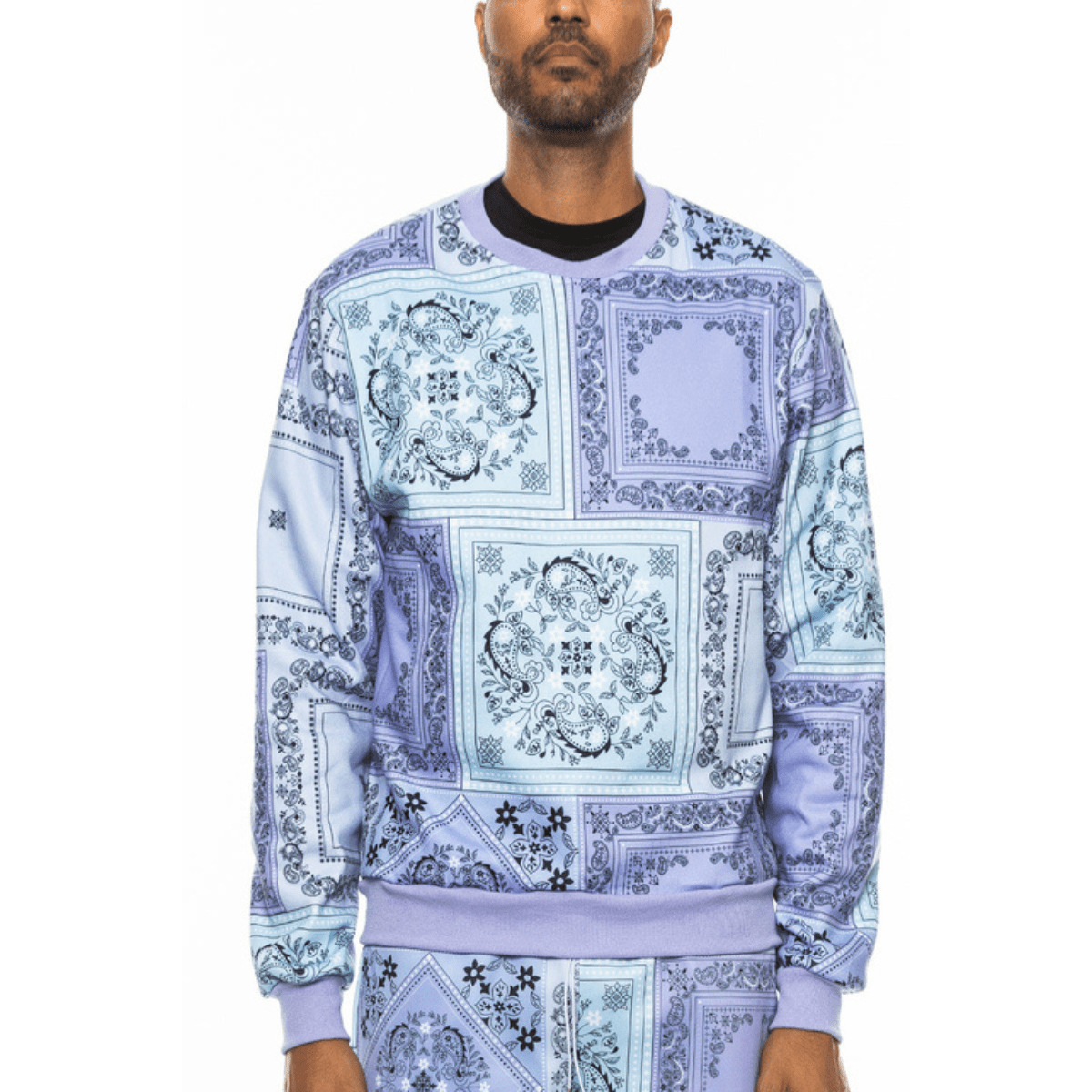 Paisley All Over Print Sweatshirt