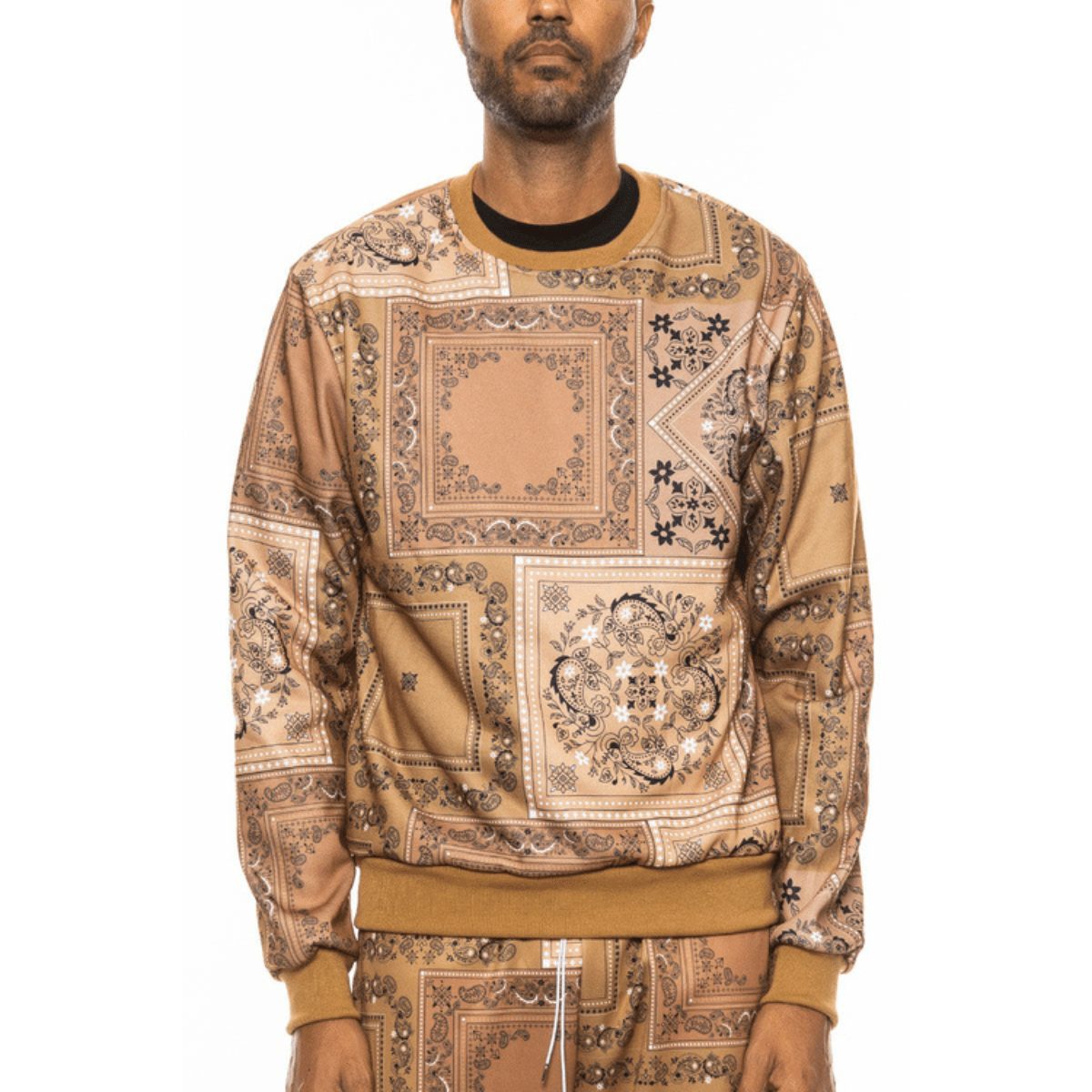 Paisley All Over Print Sweatshirt