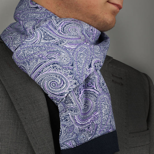 Paisley Silk Scarf for Men - Designer Neckwear