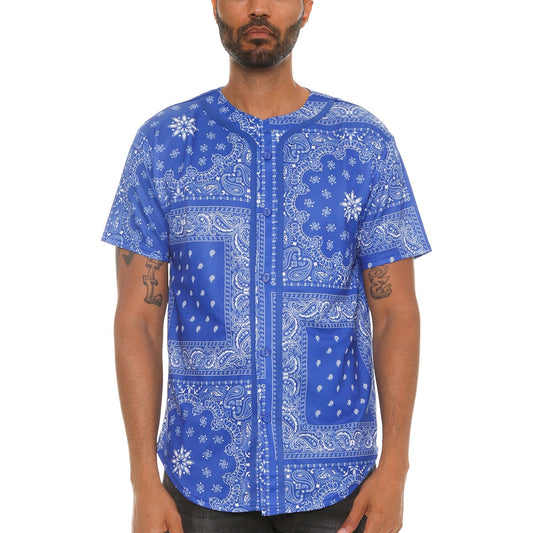 Royal Paisley Print Jersey