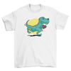 Running T-Rex Heart Tee