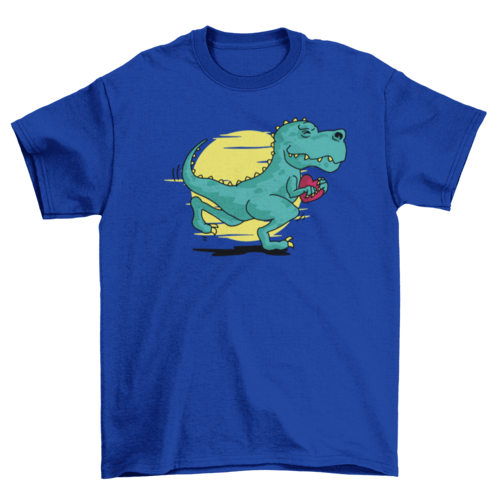 Running T-Rex Heart Tee