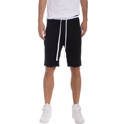 Black & White Brandon Terry Shorts