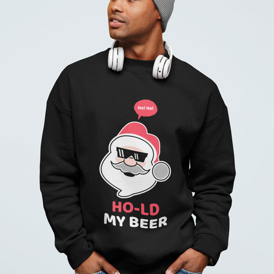 Santa Beer Crewneck Sweatshirt