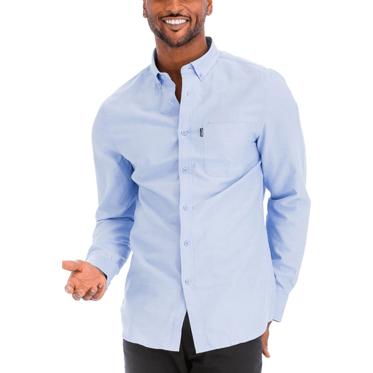 Signature Long Sleeve Button Down Shirt