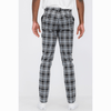 Slim Fit Plaid Trousers