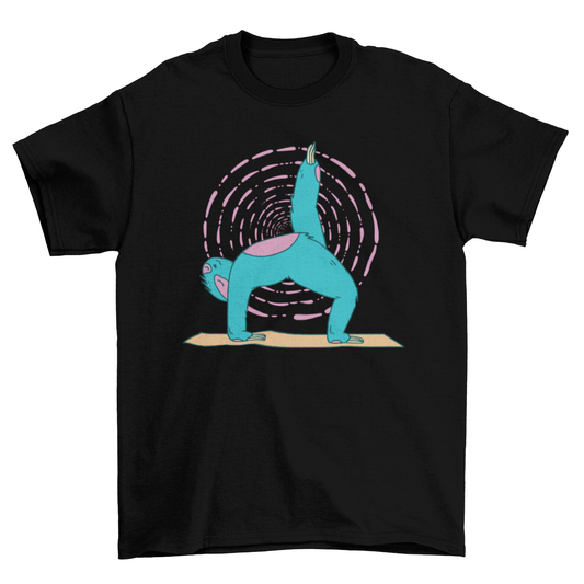 Sloth Yoga Pose Tee