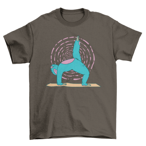 Sloth Yoga Pose Tee