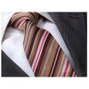 Striped Silk Necktie for Men with Gift Box - Premium