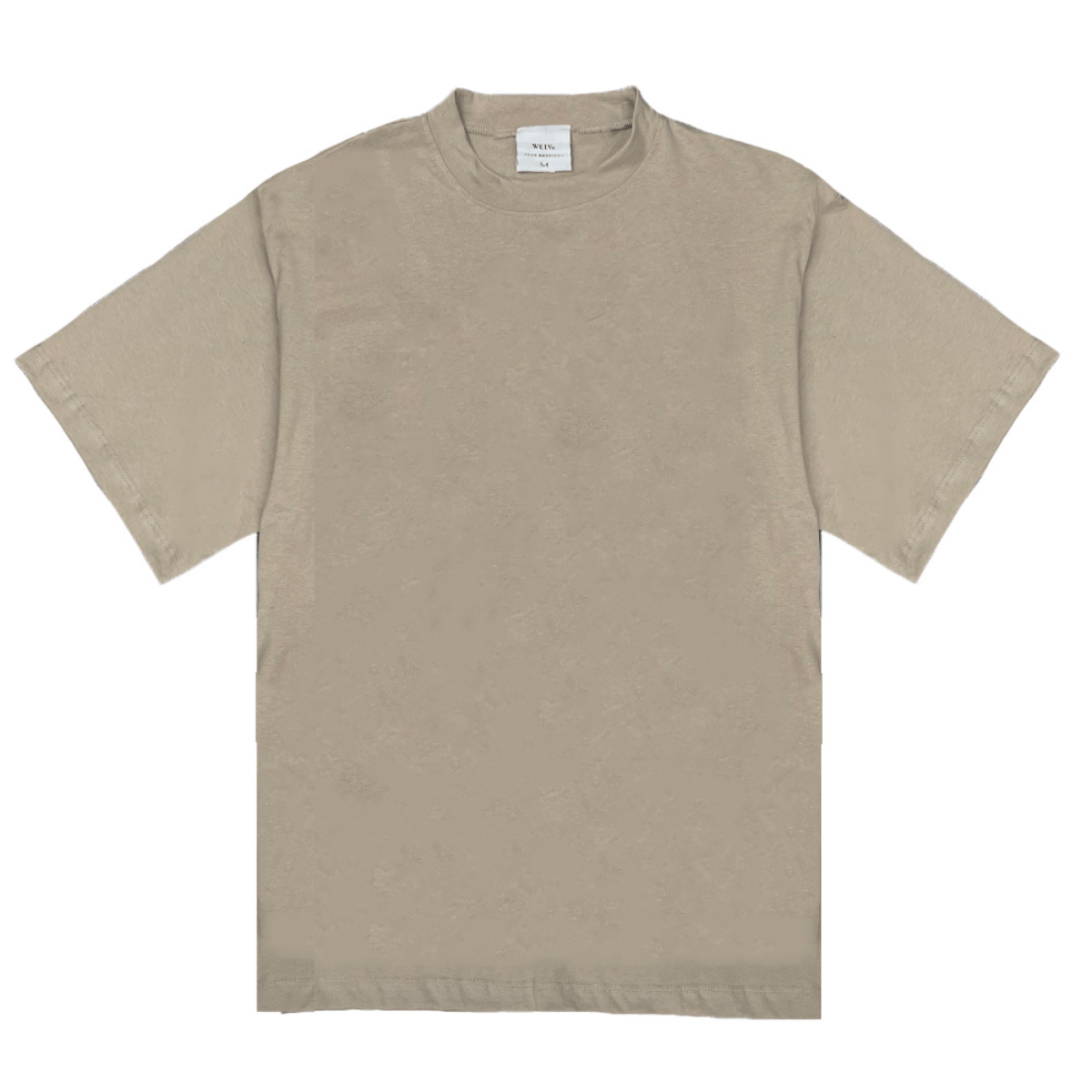 Taupe Drop Shoulder Premium Cotton Tee