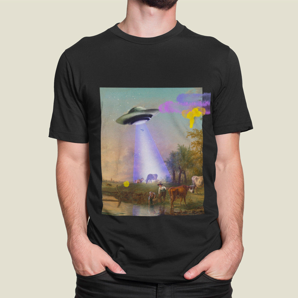 UFO Cow Abduction Tee