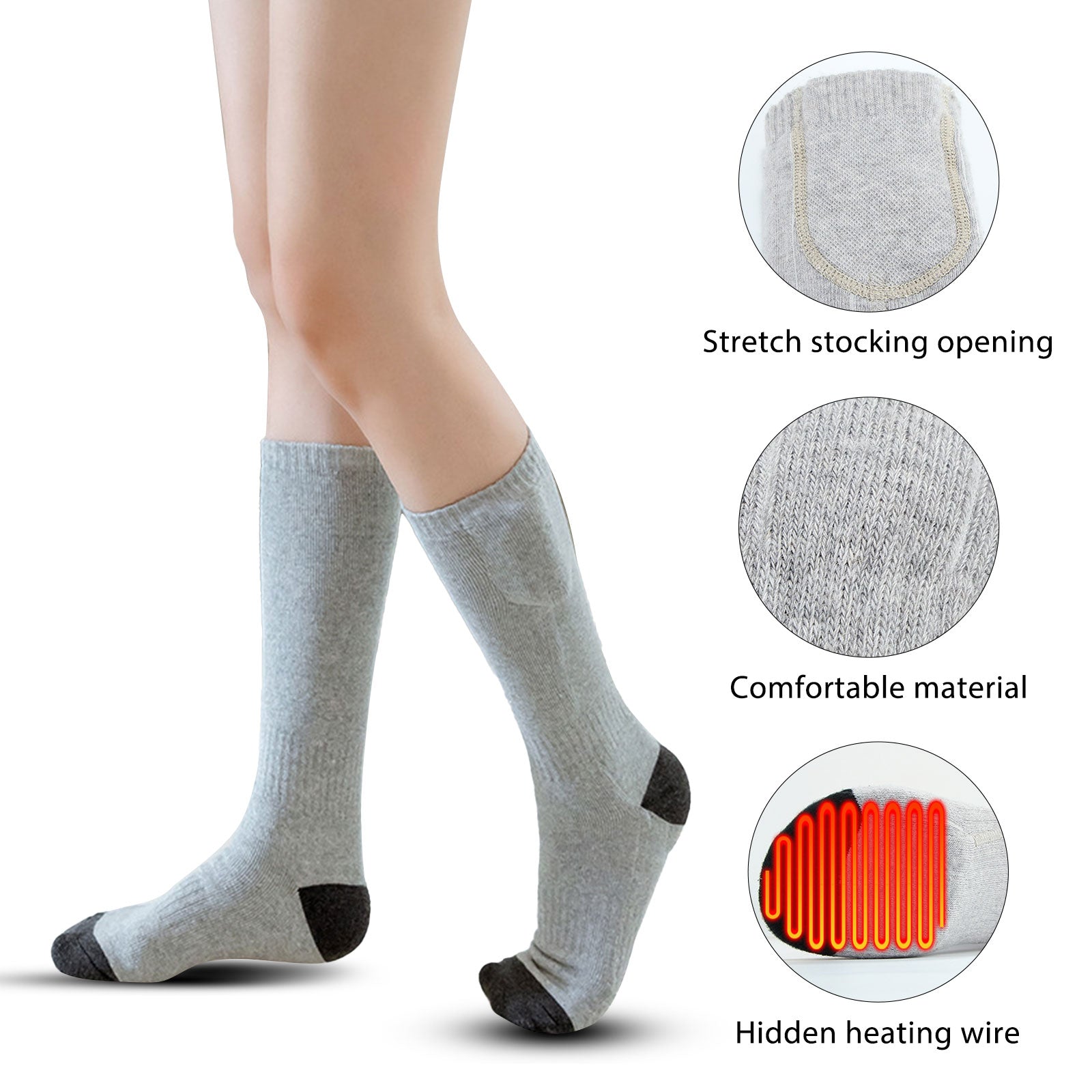 USB Heated Winter Socks