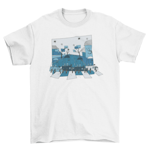 Vintage Car Cartoon Tee